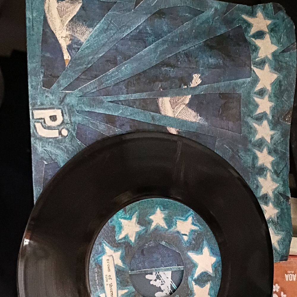 Pearl JamVinyl Record with Blue Star Cover